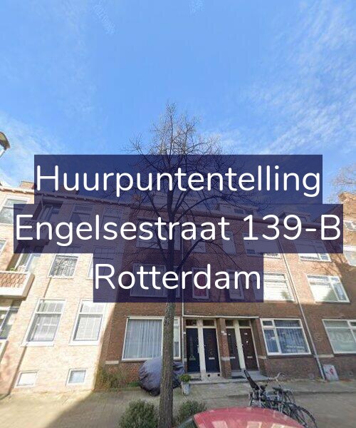Foto gevel Huurpuntentelling voor Engelsestraat 139-B, Rotterdam