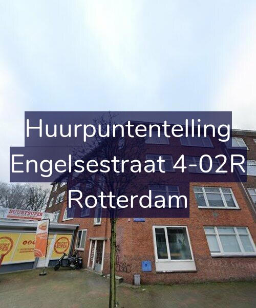 Foto gevel Huurpuntentelling voor Engelsestraat 4-02R, Rotterdam