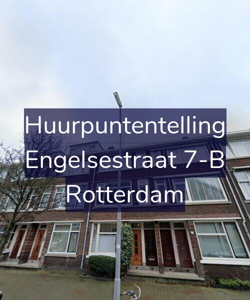 Foto gevel Huurpuntentelling voor Engelsestraat 7-B, Rotterdam