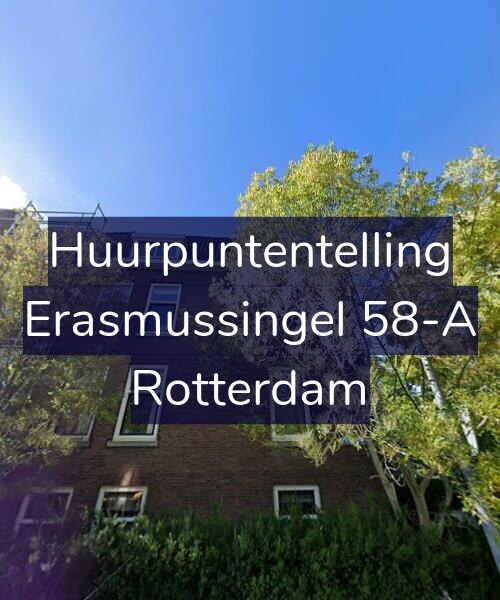 Foto gevel Huurpuntentelling voor Erasmussingel 58-A, Rotterdam