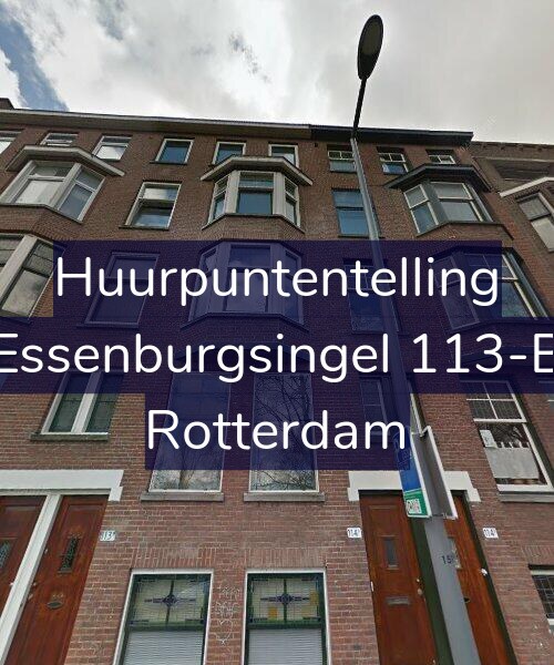 Foto gevel Huurpuntentelling voor Essenburgsingel 113-B, Rotterdam