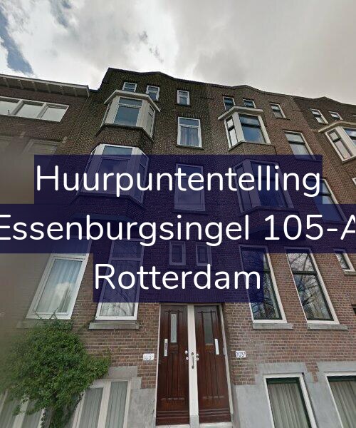 Foto gevel Huurpuntentelling voor Essenburgsingel 105-A, Rotterdam
