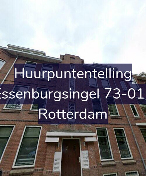Foto gevel Huurpuntentelling voor Essenburgsingel 73-01L, Rotterdam