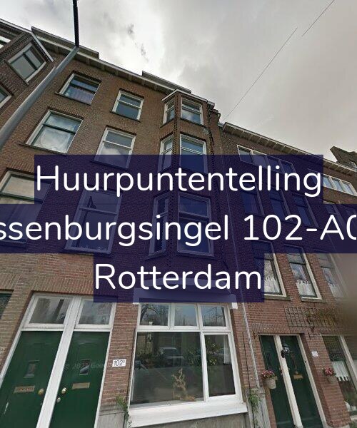 Foto gevel Huurpuntentelling voor Essenburgsingel 102-A02, Rotterdam