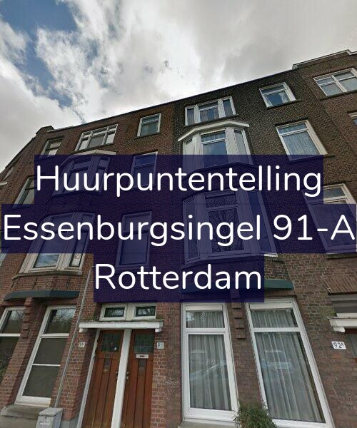 Foto gevel Huurpuntentelling voor Essenburgsingel 91-A, Rotterdam