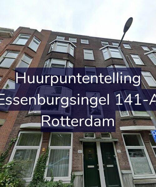 Foto gevel Huurpuntentelling voor Essenburgsingel 141-A, Rotterdam