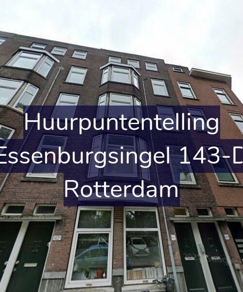 Foto gevel Huurpuntentelling voor Essenburgsingel 143-D, Rotterdam