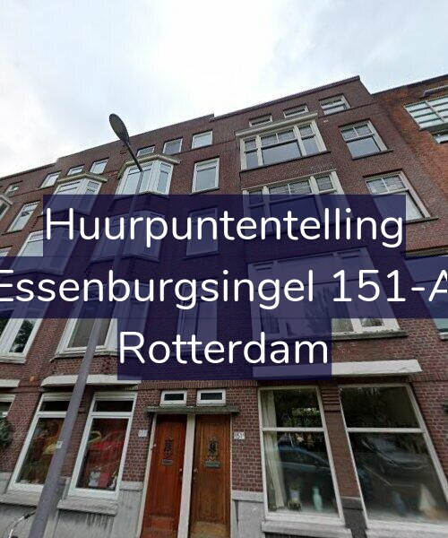 Foto gevel Huurpuntentelling voor Essenburgsingel 151-A, Rotterdam