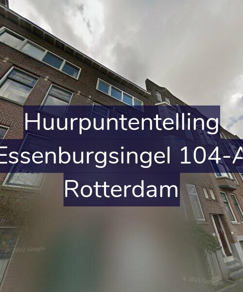 Foto gevel Huurpuntentelling voor Essenburgsingel 104-A, Rotterdam