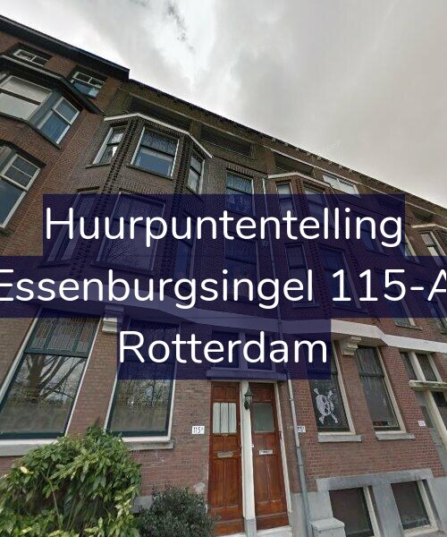 Foto gevel Huurpuntentelling voor Essenburgsingel 115-A, Rotterdam