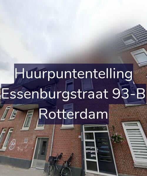 Foto gevel Huurpuntentelling voor Essenburgstraat 93-B, Rotterdam