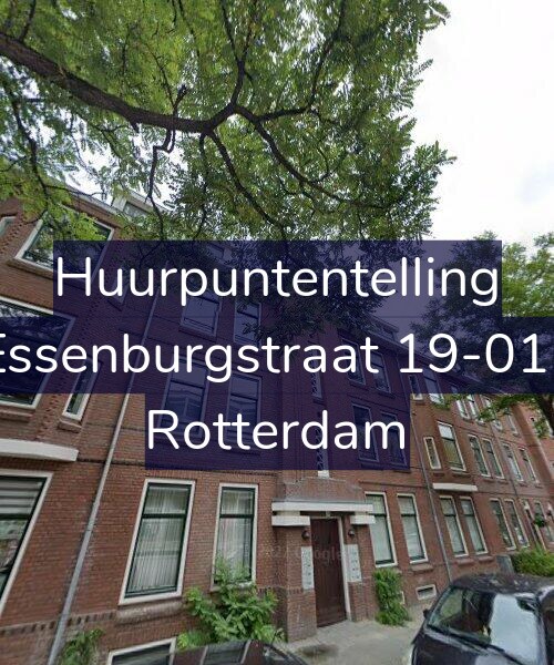 Foto gevel Huurpuntentelling voor Essenburgstraat 19-01L, Rotterdam