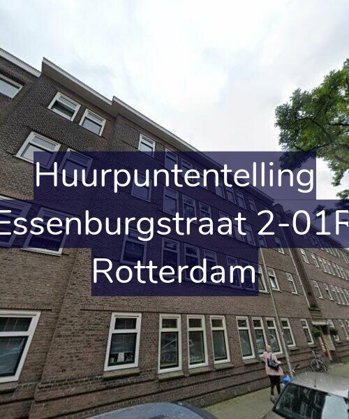 Foto gevel Huurpuntentelling voor Essenburgstraat 2-01R, Rotterdam