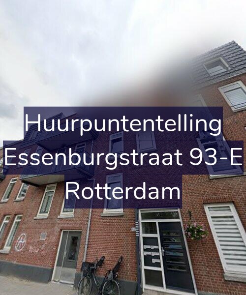 Foto gevel Huurpuntentelling voor Essenburgstraat 93-E, Rotterdam
