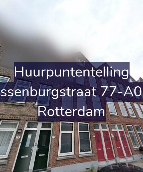 Foto gevel Huurpuntentelling voor Essenburgstraat 77-A01, Rotterdam