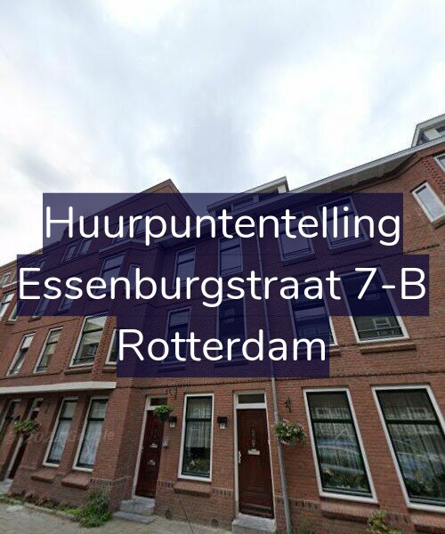 Foto gevel Huurpuntentelling voor Essenburgstraat 7-B, Rotterdam