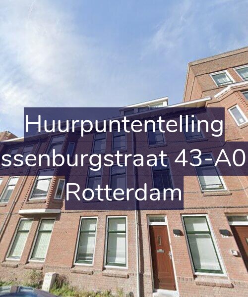 Foto gevel Huurpuntentelling voor Essenburgstraat 43-A01, Rotterdam
