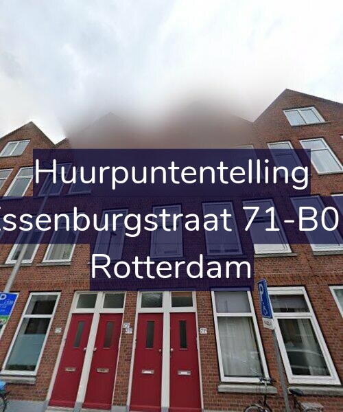 Foto gevel Huurpuntentelling voor Essenburgstraat 71-B01, Rotterdam