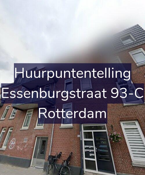 Foto gevel Huurpuntentelling voor Essenburgstraat 93-C, Rotterdam