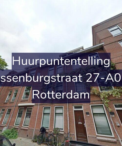 Foto gevel Huurpuntentelling voor Essenburgstraat 27-A02, Rotterdam