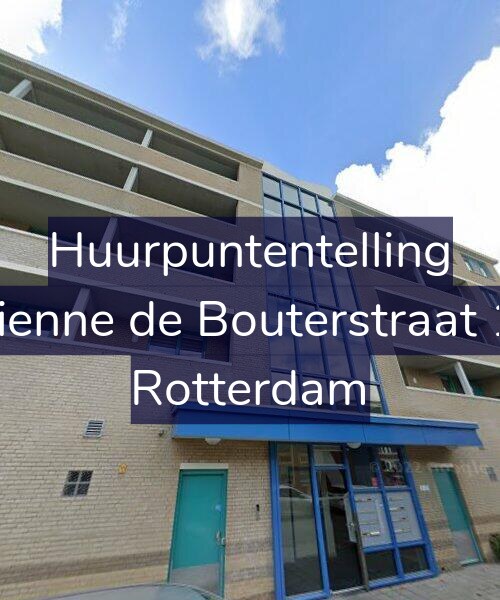 Foto gevel Huurpuntentelling voor Etienne de Bouterstraat 19, Rotterdam