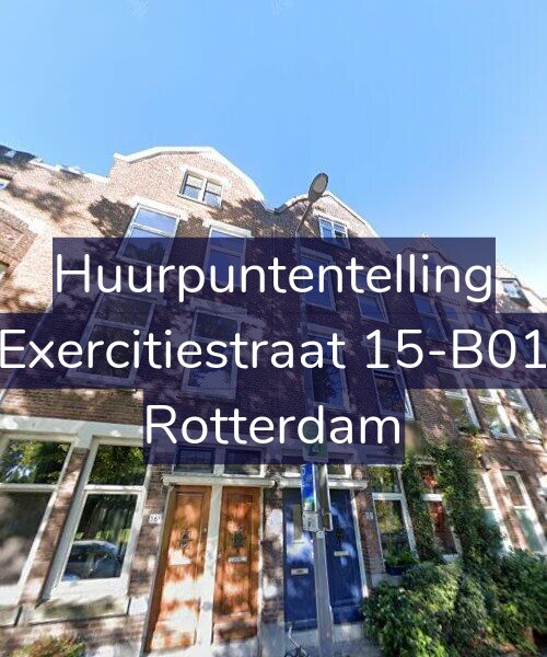 Foto gevel Huurpuntentelling voor Exercitiestraat 15-B01, Rotterdam