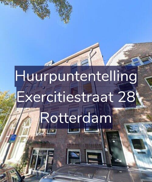 Foto gevel Huurpuntentelling voor Exercitiestraat 28, Rotterdam