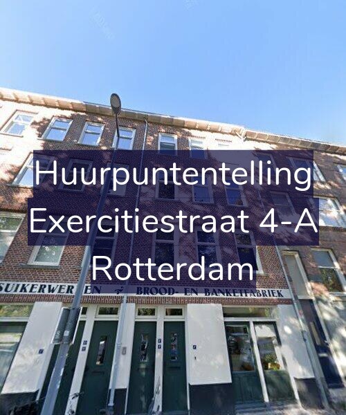 Foto gevel Huurpuntentelling voor Exercitiestraat 4-A, Rotterdam