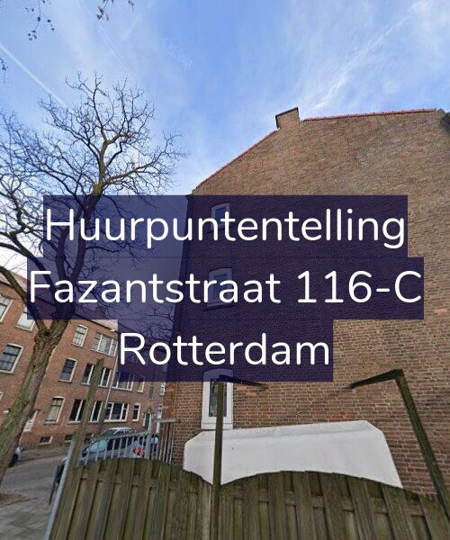 Foto gevel Huurpuntentelling voor Fazantstraat 116-C, Rotterdam