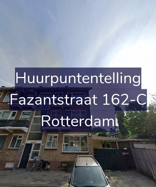 Foto gevel Huurpuntentelling voor Fazantstraat 162-C, Rotterdam