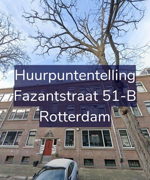 Foto gevel Huurpuntentelling voor Fazantstraat 51-B, Rotterdam