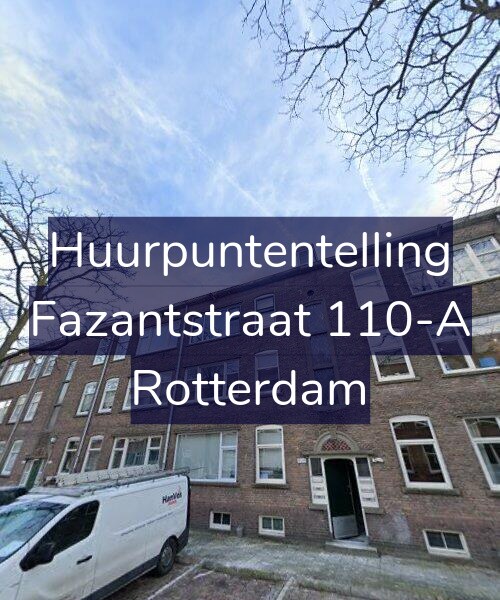 Foto gevel Huurpuntentelling voor Fazantstraat 110-A, Rotterdam