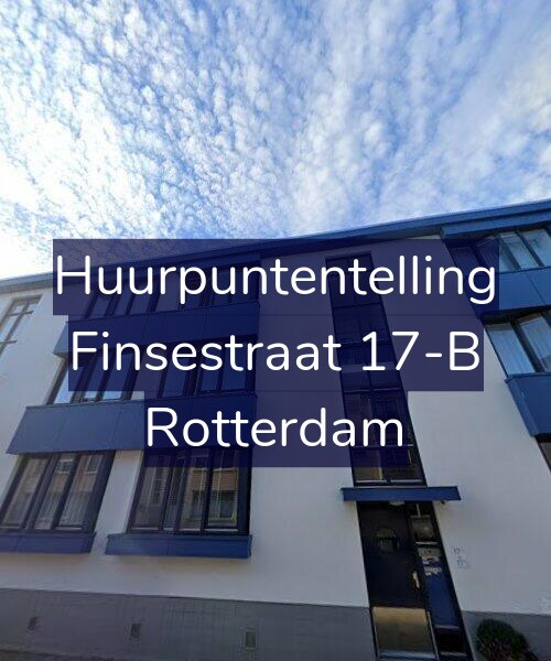 Foto gevel Huurpuntentelling voor Finsestraat 17-B, Rotterdam