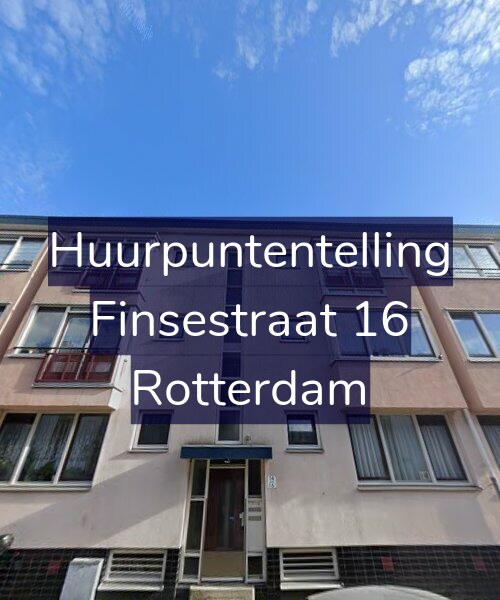 Foto gevel Huurpuntentelling voor Finsestraat 16, Rotterdam