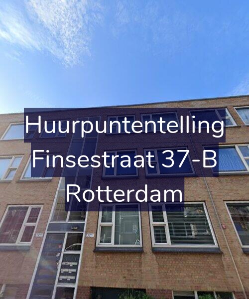 Foto gevel Huurpuntentelling voor Finsestraat 37-B, Rotterdam