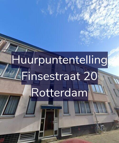 Foto gevel Huurpuntentelling voor Finsestraat 20, Rotterdam