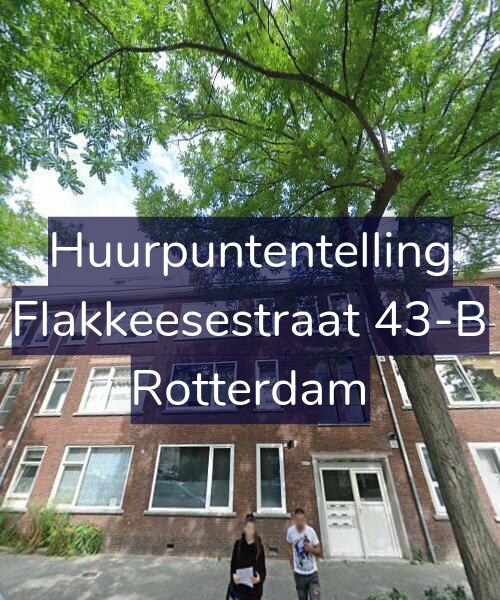Foto gevel Huurpuntentelling voor Flakkeesestraat 43-B, Rotterdam