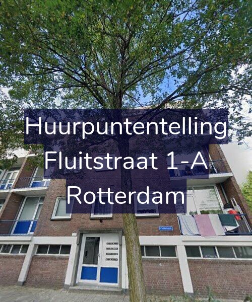 Foto gevel Huurpuntentelling voor Fluitstraat 1-A, Rotterdam