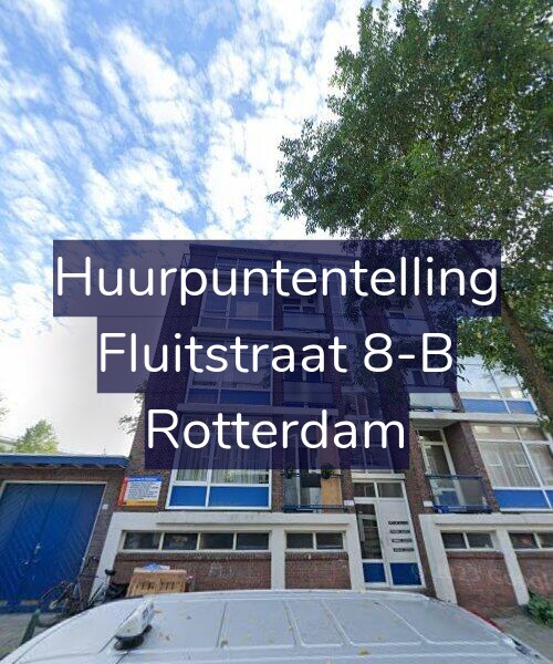 Foto gevel Huurpuntentelling voor Fluitstraat 8-B, Rotterdam