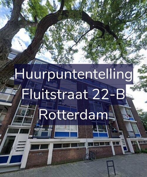 Foto gevel Huurpuntentelling voor Fluitstraat 22-B, Rotterdam