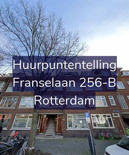 Foto gevel Huurpuntentelling voor Franselaan 256-B, Rotterdam