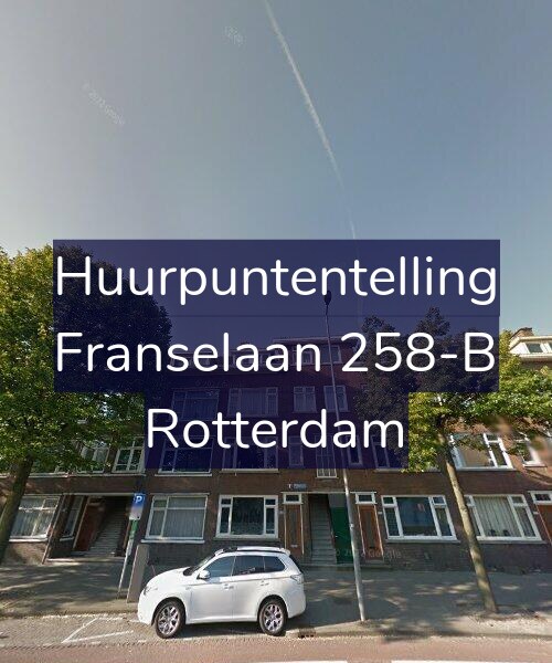 Foto gevel Huurpuntentelling voor Franselaan 258-B, Rotterdam