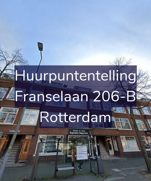 Foto gevel Huurpuntentelling voor Franselaan 206-B, Rotterdam