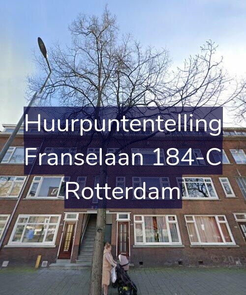 Foto gevel Huurpuntentelling voor Franselaan 184-C, Rotterdam