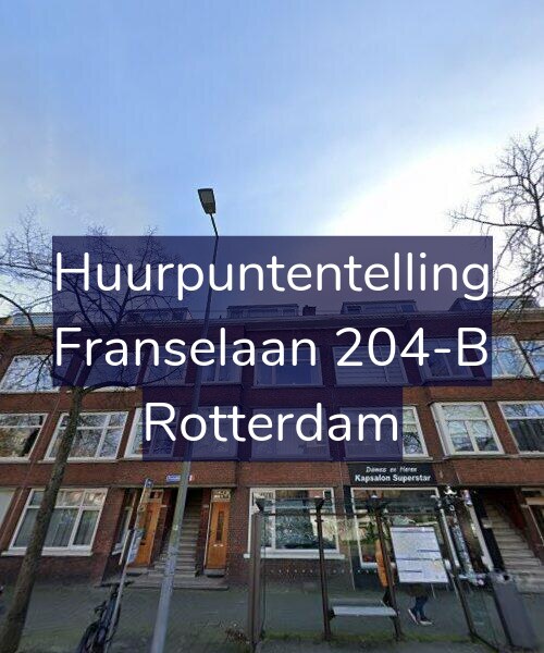 Foto gevel Huurpuntentelling voor Franselaan 204-B, Rotterdam