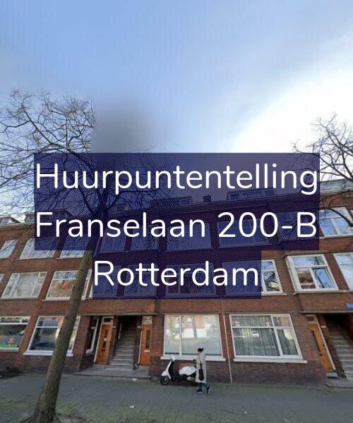Foto gevel Huurpuntentelling voor Franselaan 200-B, Rotterdam