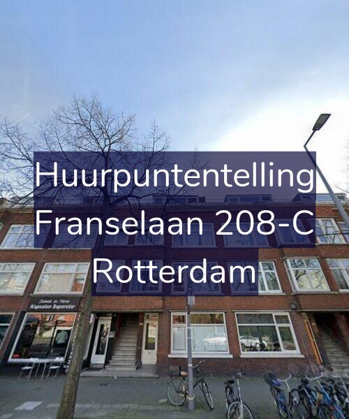 Foto gevel Huurpuntentelling voor Franselaan 208-C, Rotterdam