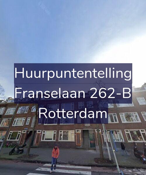 Foto gevel Huurpuntentelling voor Franselaan 262-B, Rotterdam