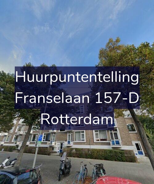 Foto gevel Huurpuntentelling voor Franselaan 157-D, Rotterdam