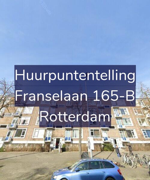 Foto gevel Huurpuntentelling voor Franselaan 165-B, Rotterdam